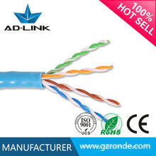 Konkurrenzfähiger Preis 0.5mm / 0.56mm lan Kabel cat5e / cat6 / cat7 utp Kabelhersteller SEIT Jahr 1995